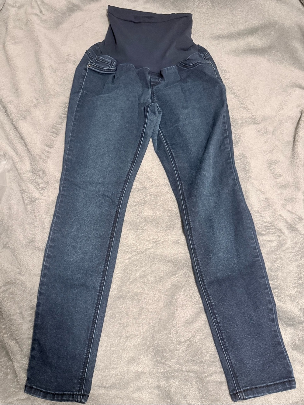 Maternity Dark Blue Denim Jeans